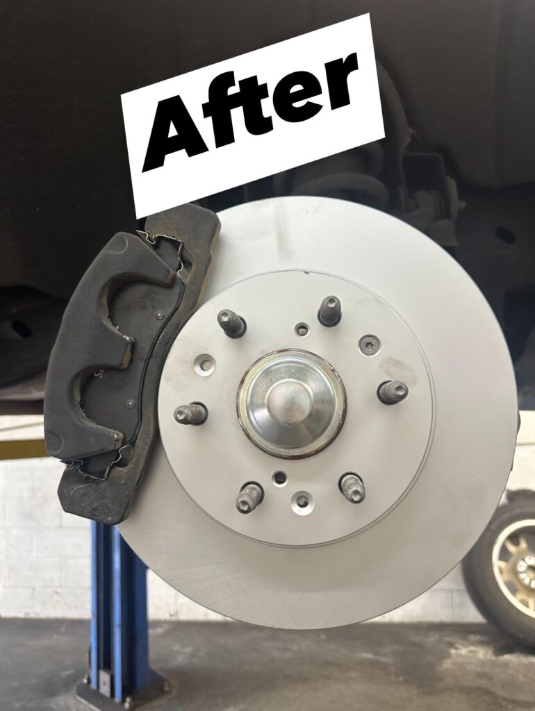 after pictures of new brake install in Winchester va