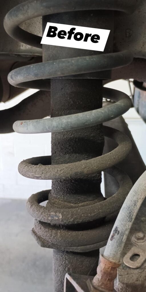 picture of old suspension to a car in Winchester va by auto pros of Winchester