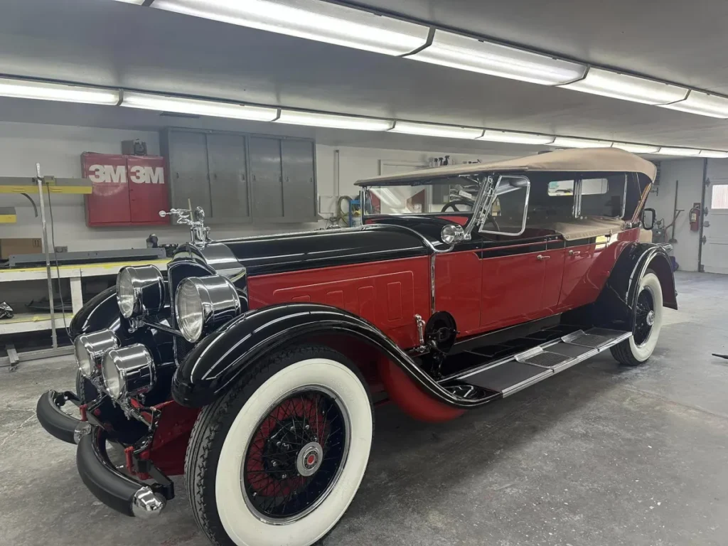 vintage car being detailed in Winchester va
