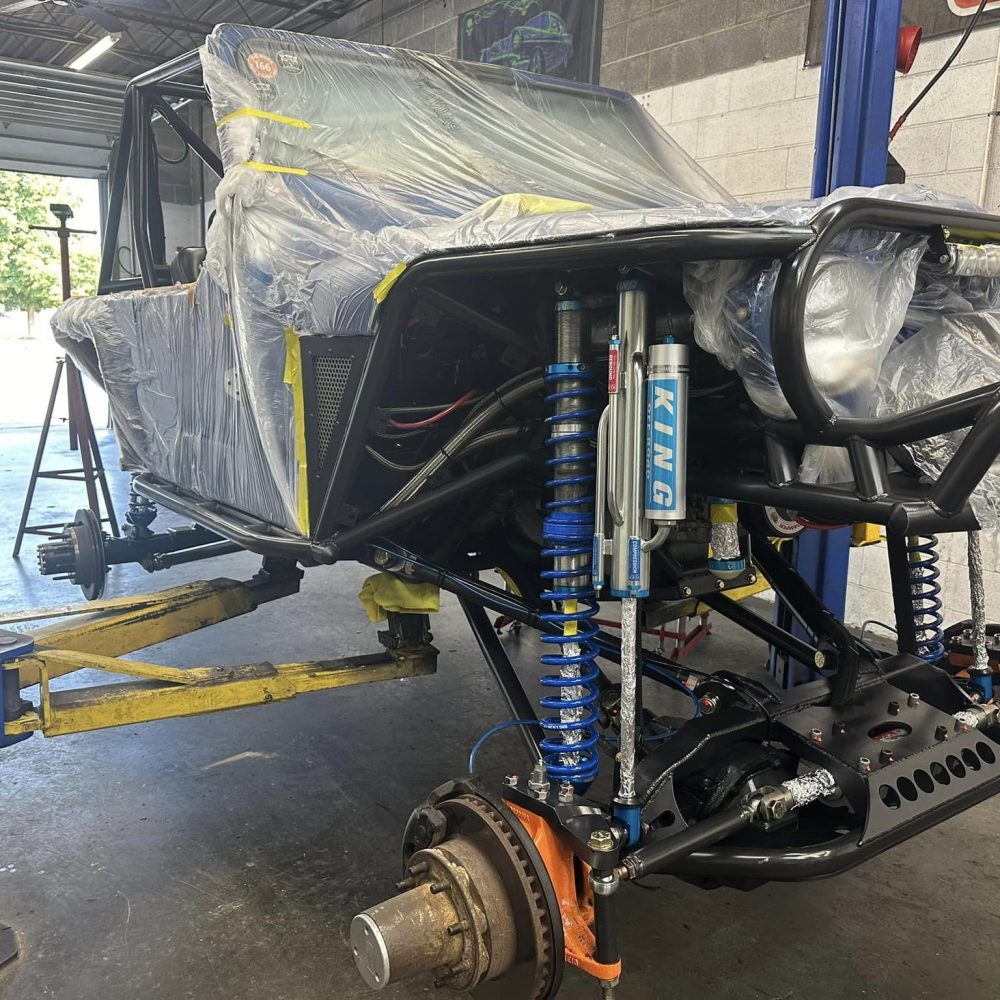 Jeep being undercoating in Winchester Virginia (2)